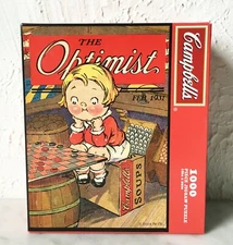 Campbell's Kids Soup The Optimist 1930s Advertising Jigsaw Puzzle - 1000 New