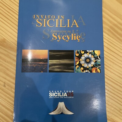 Opis Sycylii. Polsko Włoski. Przewodnik. Invito In Sicilia . Polish Italian