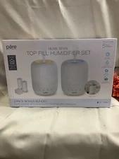 New Pure Enrichment Easy-Fill Humidifier Bonus Bundle, Easy to Refill, 2-Pack.