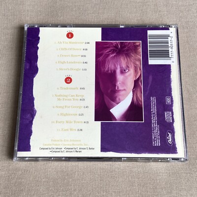 Eric Johnson: Ah Via Musicom (2nd Album 1990) (CD Capitol) CDP-7