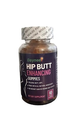 BBL Gummies 100% All Natural Hip Butt Enhancement Gummies, Maca Whey Protein 