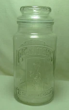 Vintage 1981 Planters Mr. Peanut 75th Anniversary Canister Apothecary Jar