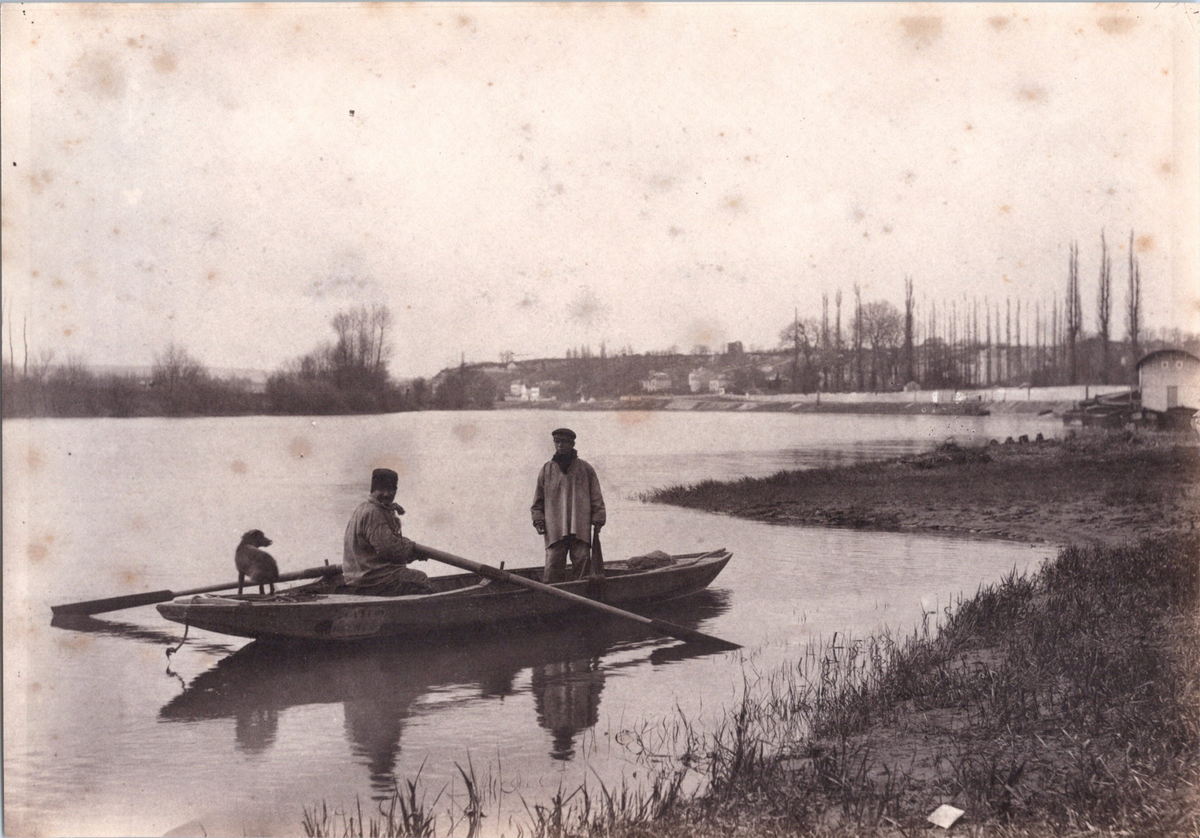 Tirage Albuminé Vintage France Circa 1890 - Sujet Domestiques Et Jardiniers, Format 11x16 Cm