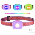 EverBrite LED Rechargeable Headlamp for Kids Headlamp w/RGB Mode 3 Lighting Mode