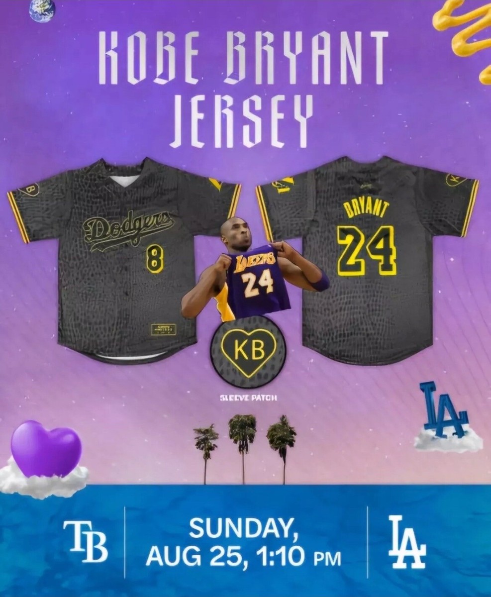 【非売品】Dodgers, Kobe Bryant コラボユニフォーム MLB Los Angeles Dodgers x Kobe Bryant Jersey Shirt
