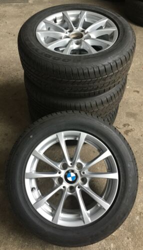 4 ruedas de verano originales BMW styling 390 205/60 R16 92W 3er F30 F31 4er F36 6796236 22 - Imagen 1 de 3