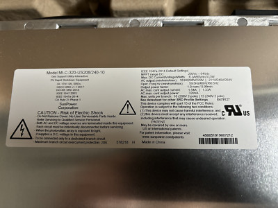 Sunpower solar roof tile SPR-76-RE-BLK-U 2 ROOF TILES PER BOX