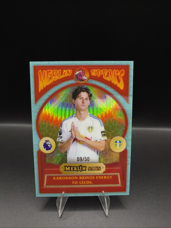 2026 Premier League Merlin Speaks Brenden Aaronson Leeds United MS-11 /50