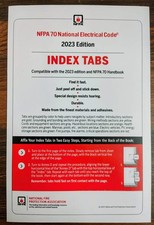 NFPA INDEX TABS FOR NEC 2023 BOOK
