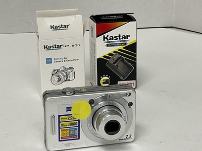 Sony Cyber-Shot DSC-W55 - 7.2MP camera, charger, battery - | eBay