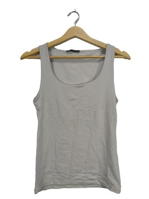 ZARA Basic Top Damen Top Gr. DE 36 hellgrau Casual-Look