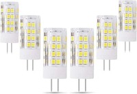 6Er-Pack G4 Ac/Dc 12V LED Leuchtmittel, 5 Watt, 500 Lumen, Kaltweiß 6000 K, 360