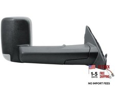 Replacement Passenger Right Side Door Towing Mirror Black Passenger RH Side