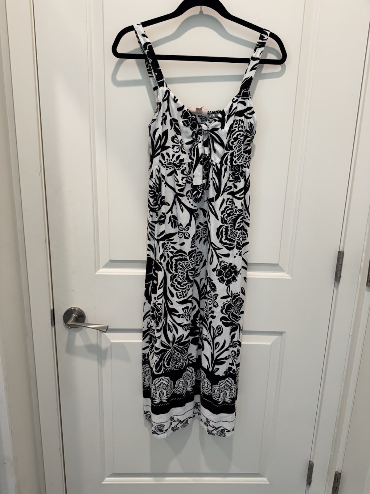 Knox Rose Dress Black And White Long Size S