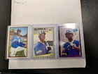 New ListingLot Of 3 Ken Griffey Jr Rookie Cards Donruss Fleer Bowman Rated Rookie 1989