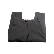 Chaps Men’s Black Flat Front Dress Pants 36×32 Total Comfort