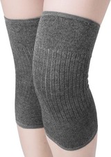Men Women Cashmere Knee Braces Supports Leg Warmer Winter Warm Thermal Wool...