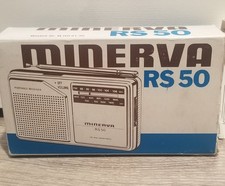 Radio 10 bande Minerva RS 50 FM/MW 1983 vintage rara transistor made in Austria