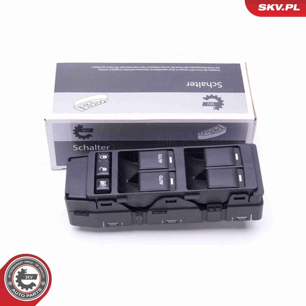 Schalter Fensterheber Esen SKV 37SKV092 12V FüR Jeep Cherokee 3 WH WK Commander-image