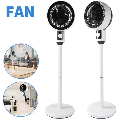 weiß Standventilator 45 Watt Oszillierender Ventilator Klimagerät Fan 1.5m