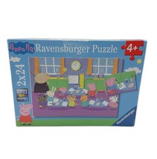 Peppa Puzzle Spiele Spiele und Puzzles 2 x 24 Teile Schule Spaß und Lernen