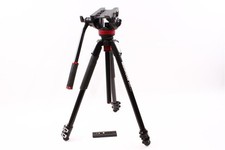 Used Manfrotto MVH502AH Fluid Video Head with MT055XPRO3 tripod MVK502055XPRO3 