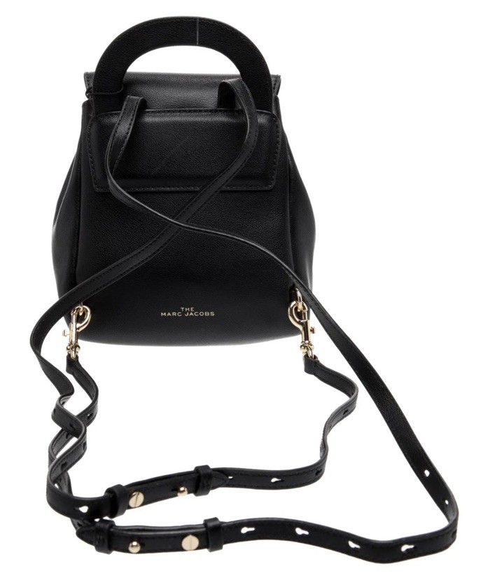Marc Jacobs Mini Bubble Backpack w/Pushlock Marc Jacobs Turnlock Medium Backpack 4P5HBP006H02 DENIM $350  main image 4