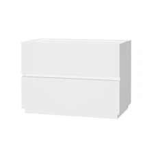 Stackable 2 Drawer Dresser, Multi-Purpose Storage Closet Cube Dressers for Be...