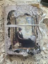 VINTAGE STYLE HAND MADE JUNK JOURNAL (Tranqui...