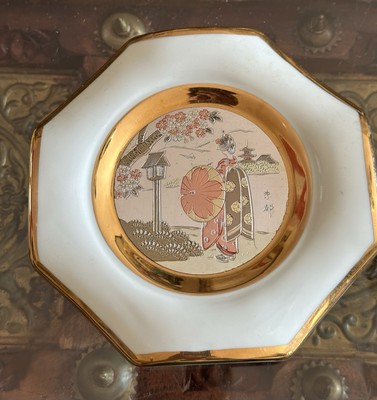 The art of chokin 24k Goldplatte (achteckig)