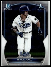 2023 Bowman #BCP-115 Brock Jones Chrome Tampa Bay Rays
