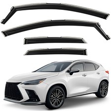 Sun Rain Visors Wind Rain Guards For 2022-2026 Lexus Nx
