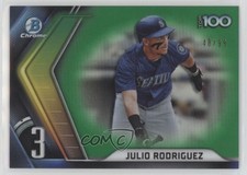 2022 Bowman Green Refractor 48/99 Julio Rodriguez #BTP-3 Rookie RC