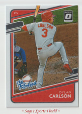 2021 Donruss Optic Baseball The Rookies #3 Dylan Carlson - St. Louis Cardinals