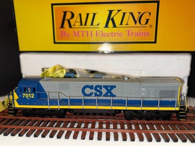 MTH RailKing 30-20085-1 CSX GE C30-7 PROTO 3 Diesel Train Engine  