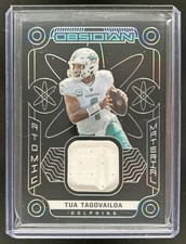 2022 Panini Obsidian Tua Tagovailoa Atomic Material Jersey #/125 Dolphins