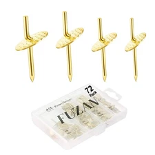 72 pcs Picture Hangers with 10-60lbs 4 Different Size Picture Hangers Iron All