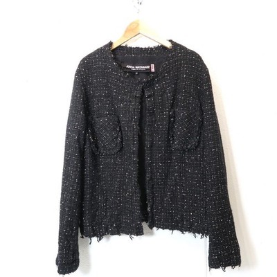 JUNYA WATANABE Tweed Sakko Schwarz Größe S AD2012 2012AW Gebraucht Made in Japan