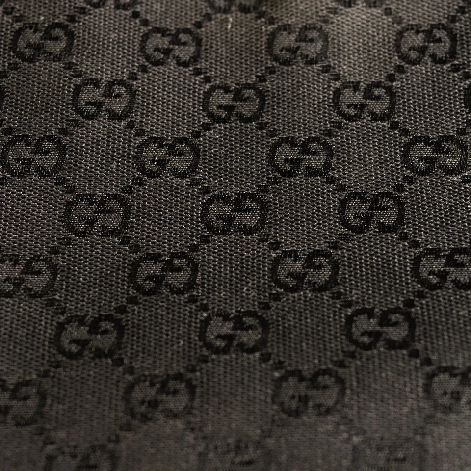 GUCCI Vintage Black Monogram GG Canvas Hobo Shoulder Bag - Image 4 of 4