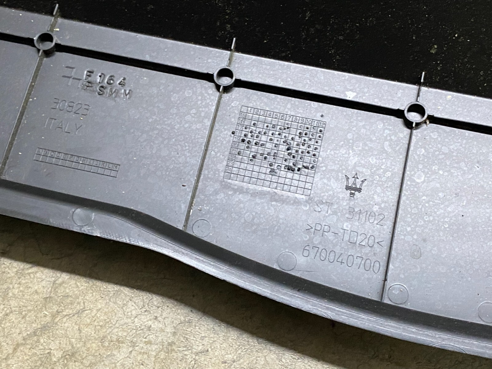 2017-2022 Maserati Levante Trunk Cargo Storage Compartment Tray OEM 670040700
