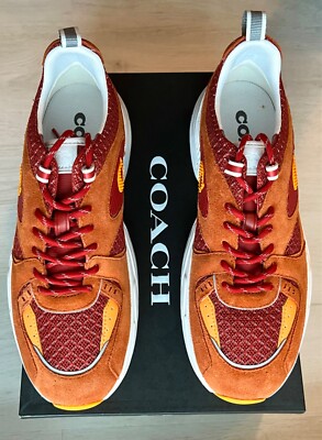 COACH Luxus Sneaker, Coach Tech Runner Canyon, Neu. OVP!  Größe 44,5