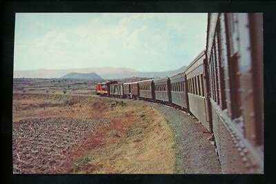 Train Railroad postcard AVD National Railway Mexico #109 Cuautla MX 1966 RP290