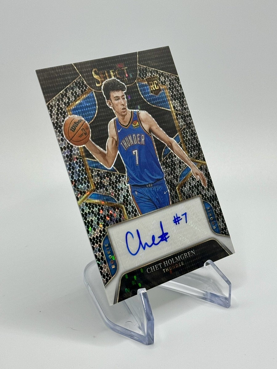 Chet Holmgren Panini Select FOTL Black Snakeskin 1/1 AUTO Rookie