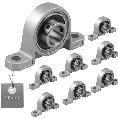 Zinklegierung Pillow Block Lager, 8 x 20 mm   Einfache Installation, Langlebig