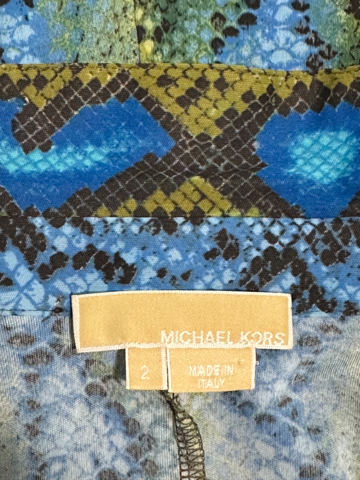 Electric Blue Python! Michael Kors Collection $14… - image 16