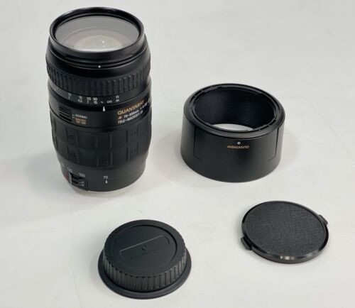 NEAR MINT Quantaray AF 70-300mm 1:4-5.6 LD Tele-Macro (1:2) For Canon FAST SHIP