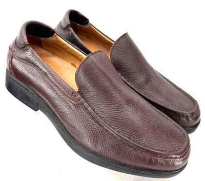 Gravity Defyer Marseille II pebbled Leather Brown Slip On  display picture 3