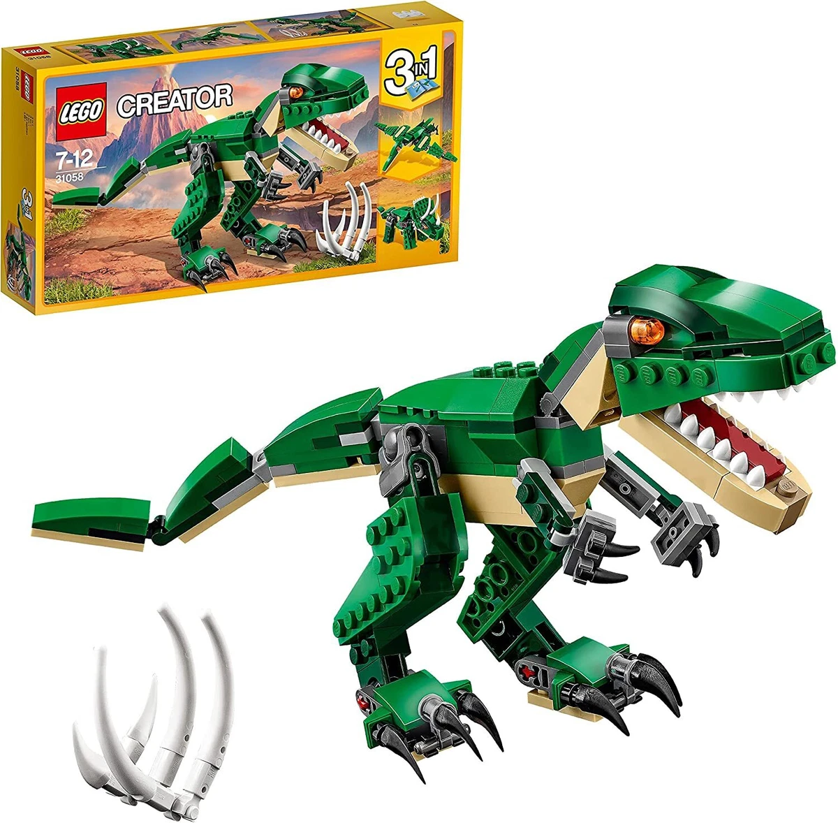 LEGO Creator Dinosaur 31058 Toy Building Blocks Gift for Kids 7-12