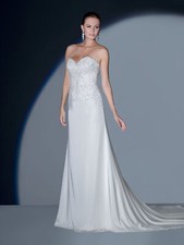 ABITO DA SPOSA IMPERO COUTURE SIRENA mod. CARACAS 2022 MATRIMONIO DONNA TG.44 VE
