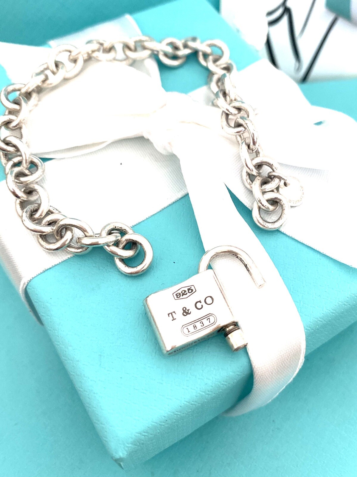 Co. 1837 Lock Charm Bracelet Sterling